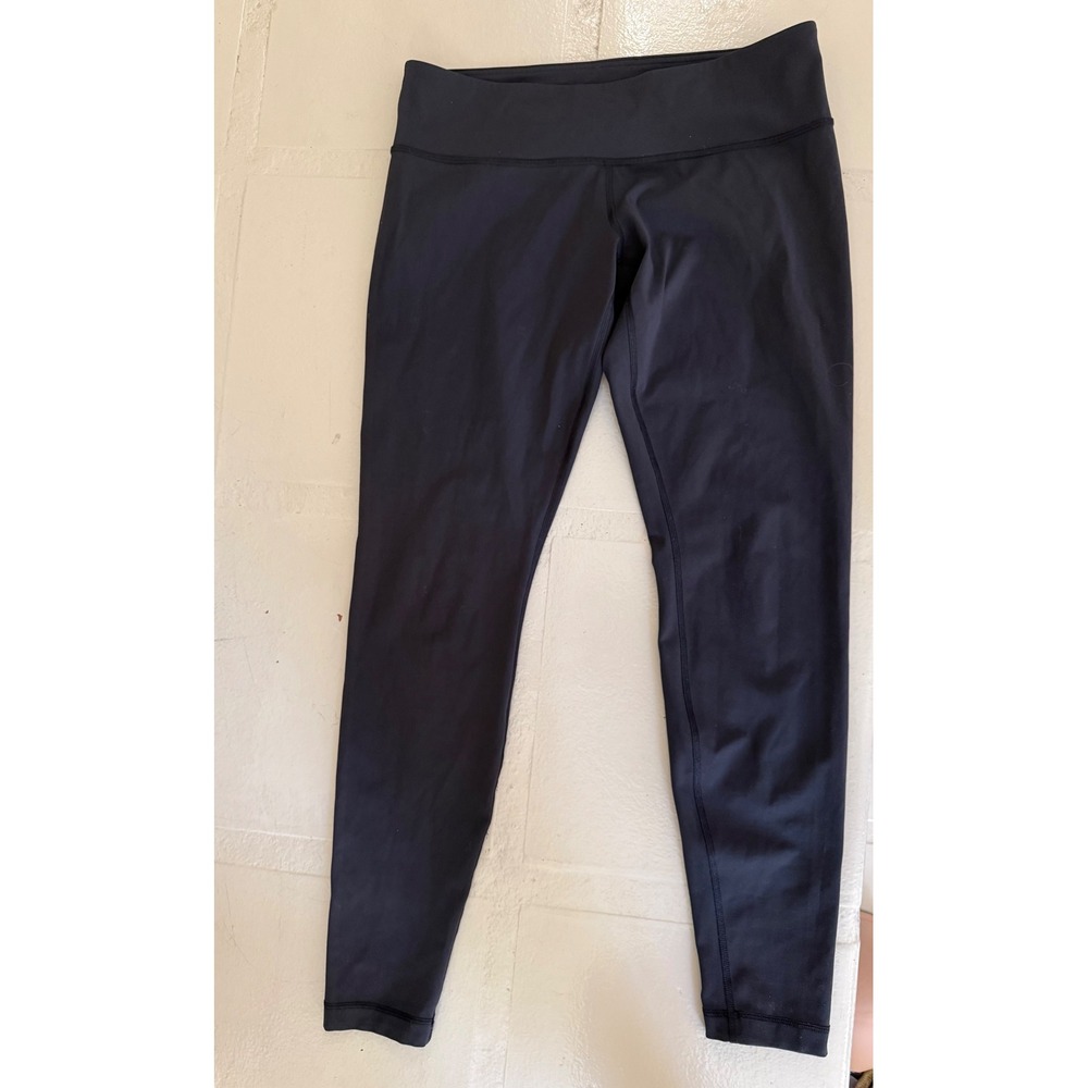 Lululemon Wunder Under Black Luon Leggings Size 10 Older Style